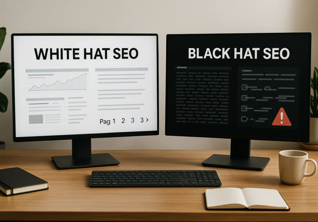White Hat SEO vs Black Hat SEO