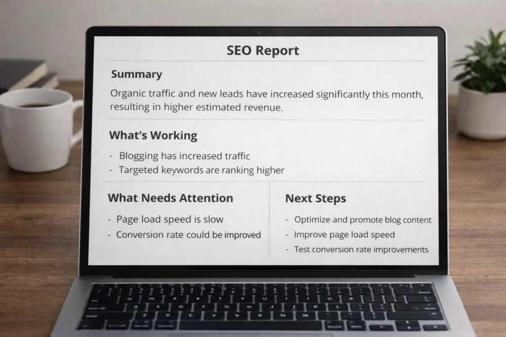 What Belongs in a Client-Friendly SEO Report