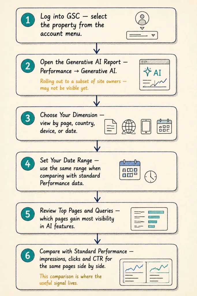 How to Pull This Data in GSC (Step by Step)