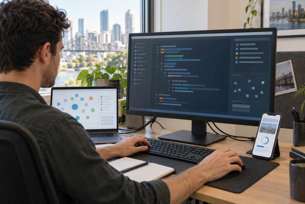 Technical SEO audit checking schema and page speed