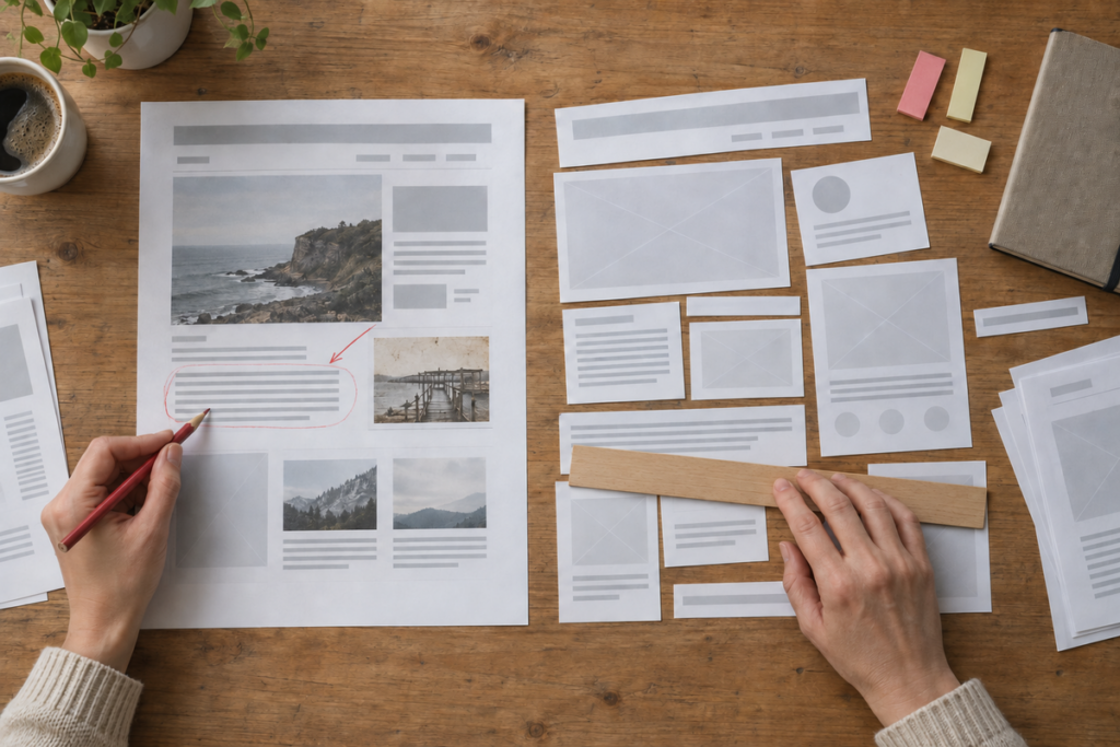 Content optimisation review for an outdated webpage